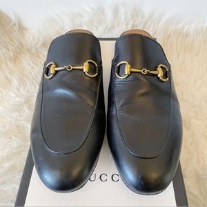 Authentic Gucci Princetown black horsebit mule 8